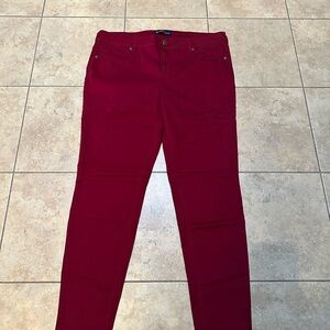 Women's maroon or burgundy  pants